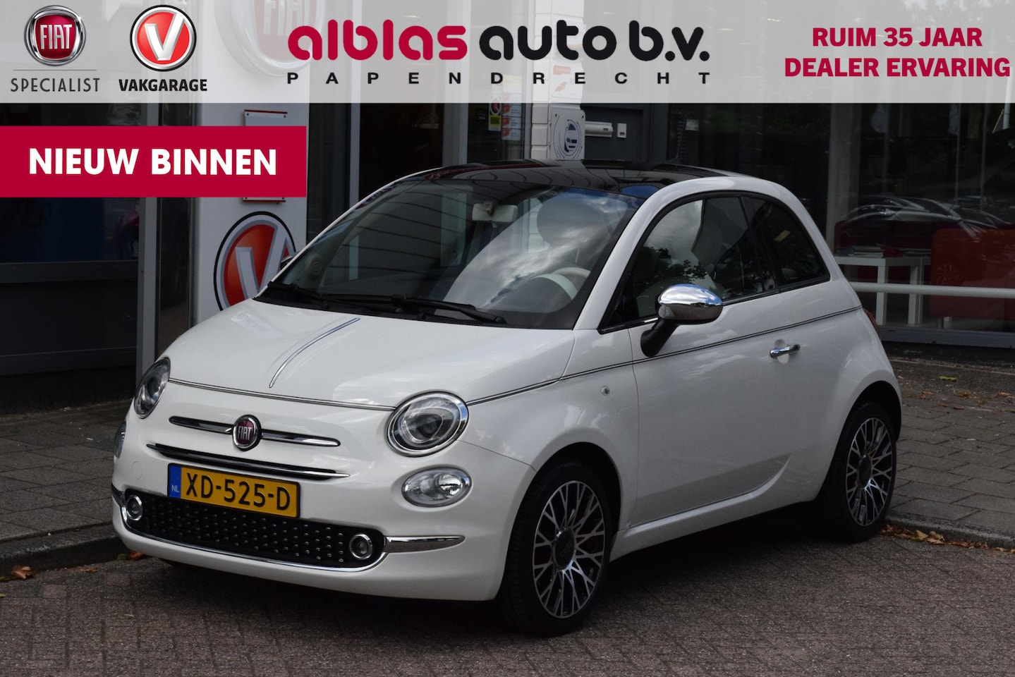 Fiat 500 - 0.9 TwinAir Turbo Collezione|Carplay|TFT|Clima - AutoWereld.nl