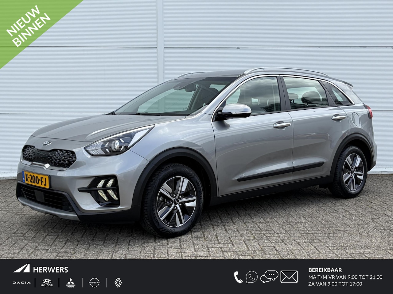 Kia Niro - 1.6 GDi Hybrid DynamicLine / Airco (automatisch) / Apple Carplay/Android Auto / Cruise con - AutoWereld.nl