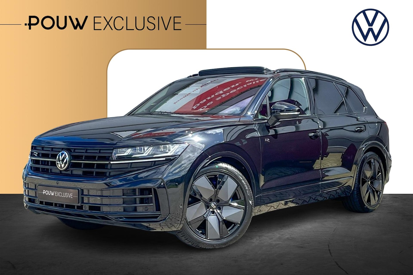 Volkswagen Touareg - R 3.0 TSI eHybrid 462pk 4MOTION | SoH 100% | Luchtvering | Panoramadak | Lederen bekleding - AutoWereld.nl