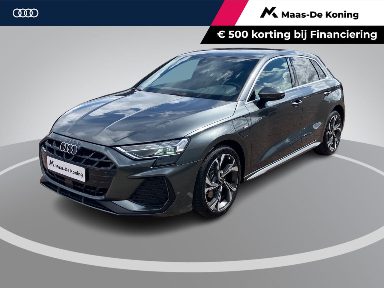 Audi A3 Sportback - 40 TFSIe/204PK S Line · Camera  · Navigatie · Leder/stof · Garantie t/m 06-03-2029 of 8000 - AutoWereld.nl