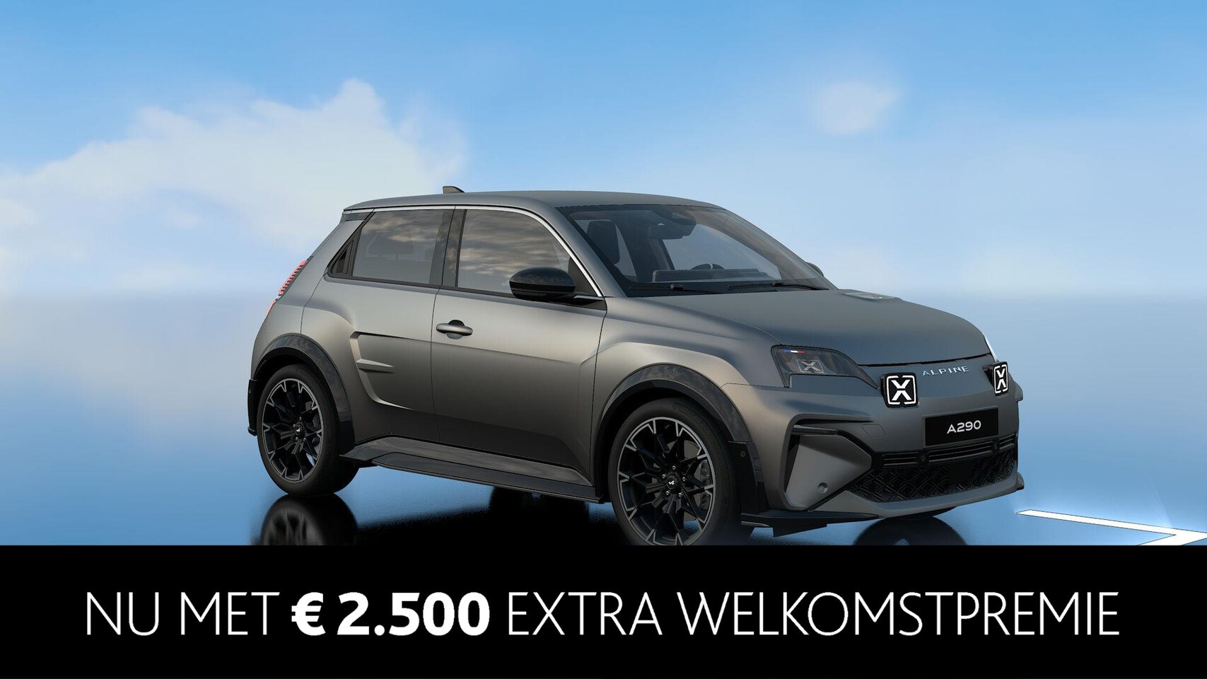 Alpine A290 - GT 52 kWh - 180 PK | PACK DRIVING | Lichtmetalen velg 19'' SNOWFLAKE semi-diamantée | Auto - AutoWereld.nl