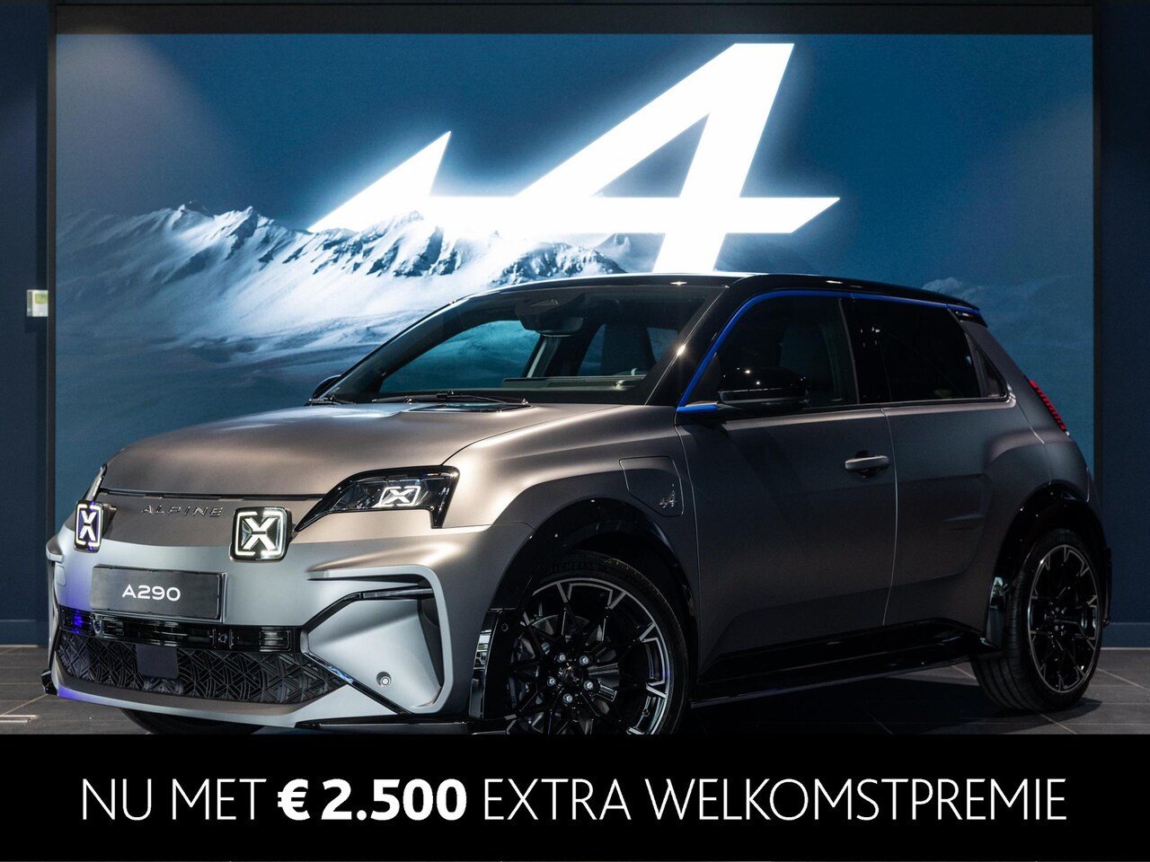 Alpine A290 - GT 52 kWh MY25 - 180 PK | DRIVING PACK | 19'' SNOWFLAKE semi-diamantée velg | Daklijst Ble - AutoWereld.nl