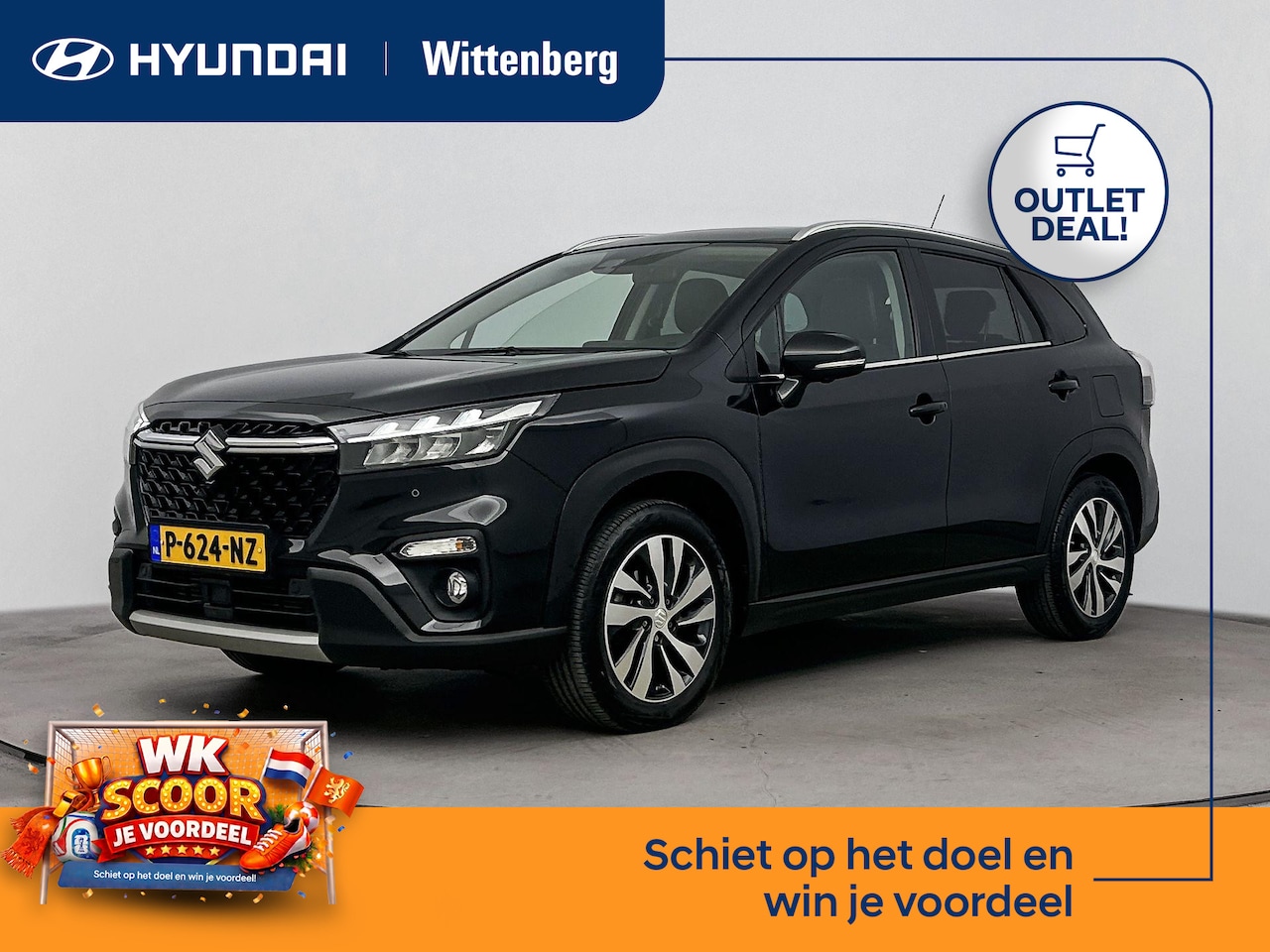 Suzuki S-Cross - 1.4 Boosterjet Style Smart Hybrid | 1e Eig. | Panoramadak | Stoelverwarming | 360 Camera | - AutoWereld.nl
