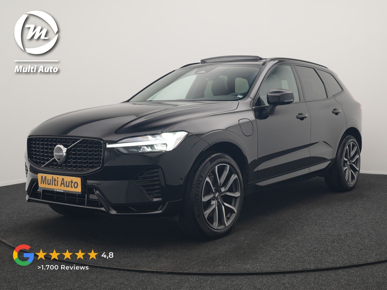 Volvo XC60 - T8 AWD R-Design LONG RANGE PHEV 455pk Dealer O.H. | Trekhaak Af Fabriek | Panodak | Adapti - AutoWereld.nl