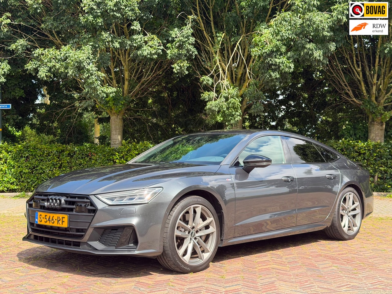 Audi A7 Sportback - 50 TFSI e quattro Pro Line S 50 TFSI e Quattro Pro Line S, Daytona Grijs, CarPlay, Sfeerverlichting - AutoWereld.nl