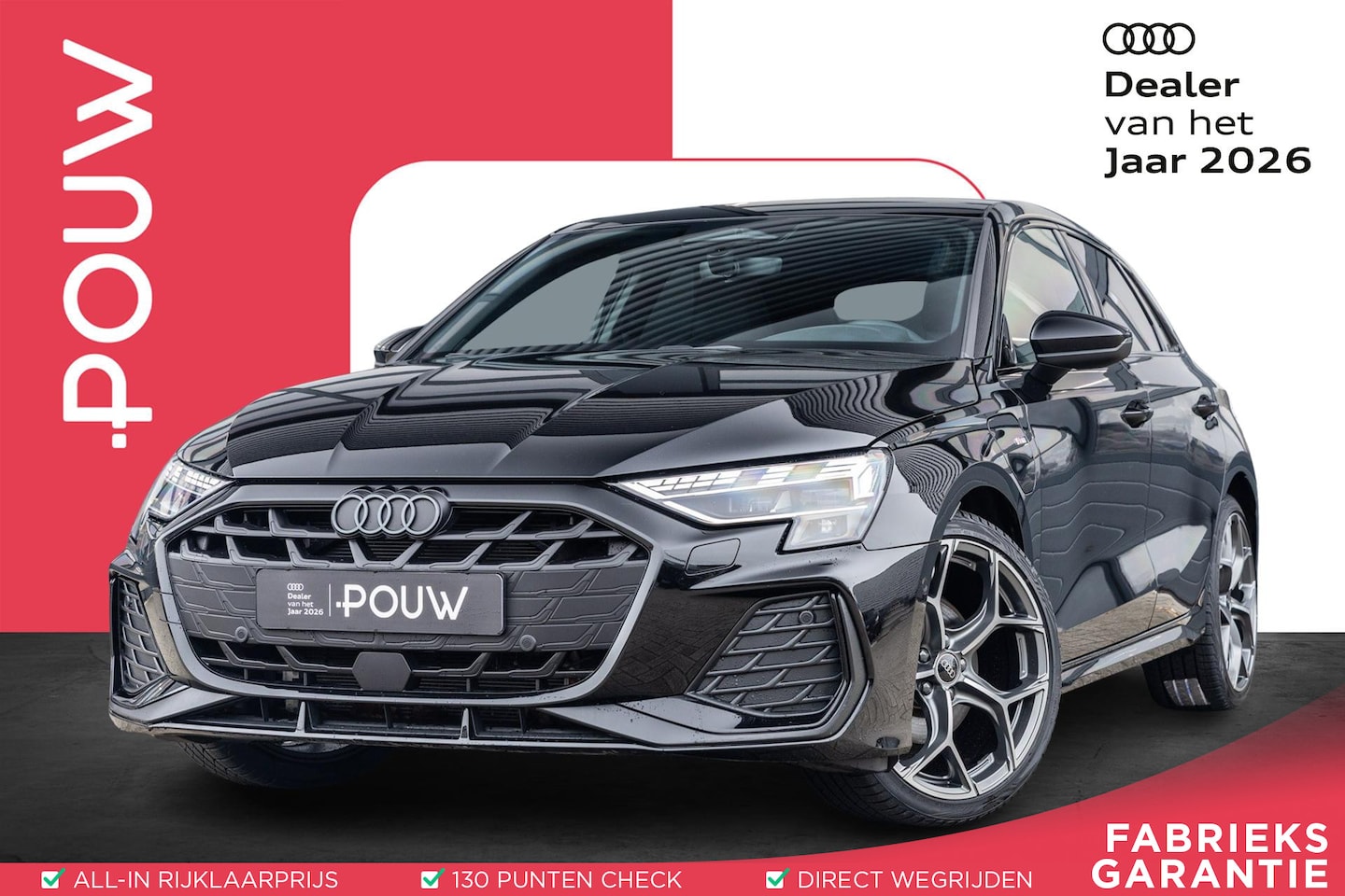 Audi A3 Sportback - 40 TFSIe 204pk S Edition | 19" Velgen | Panoramadak | Sfeerverlichting | Achteruitrijcamer - AutoWereld.nl