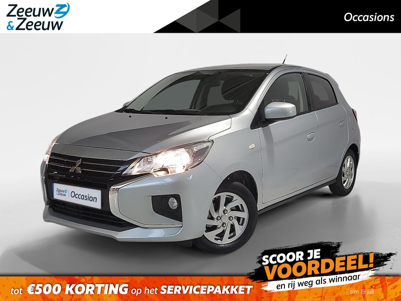 Mitsubishi Space Star - 1.2 Dynamic | Achteruitrijcamera | Cruise control | Applecar Play/Android Auto | Privacy g - AutoWereld.nl