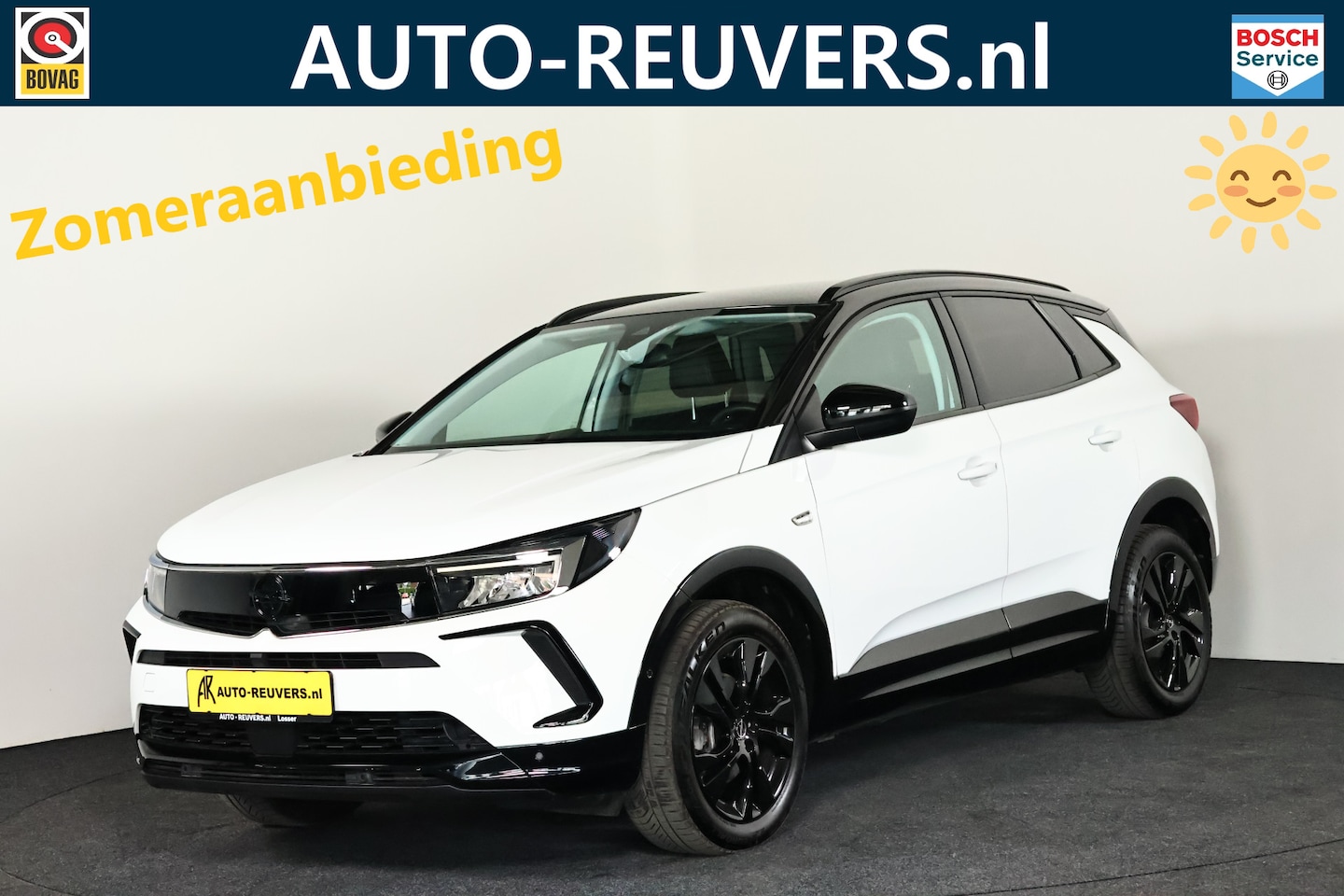 Opel Grandland - 1.2 Turbo GS Line / LED / CarPlay / Leder / Automaat - AutoWereld.nl