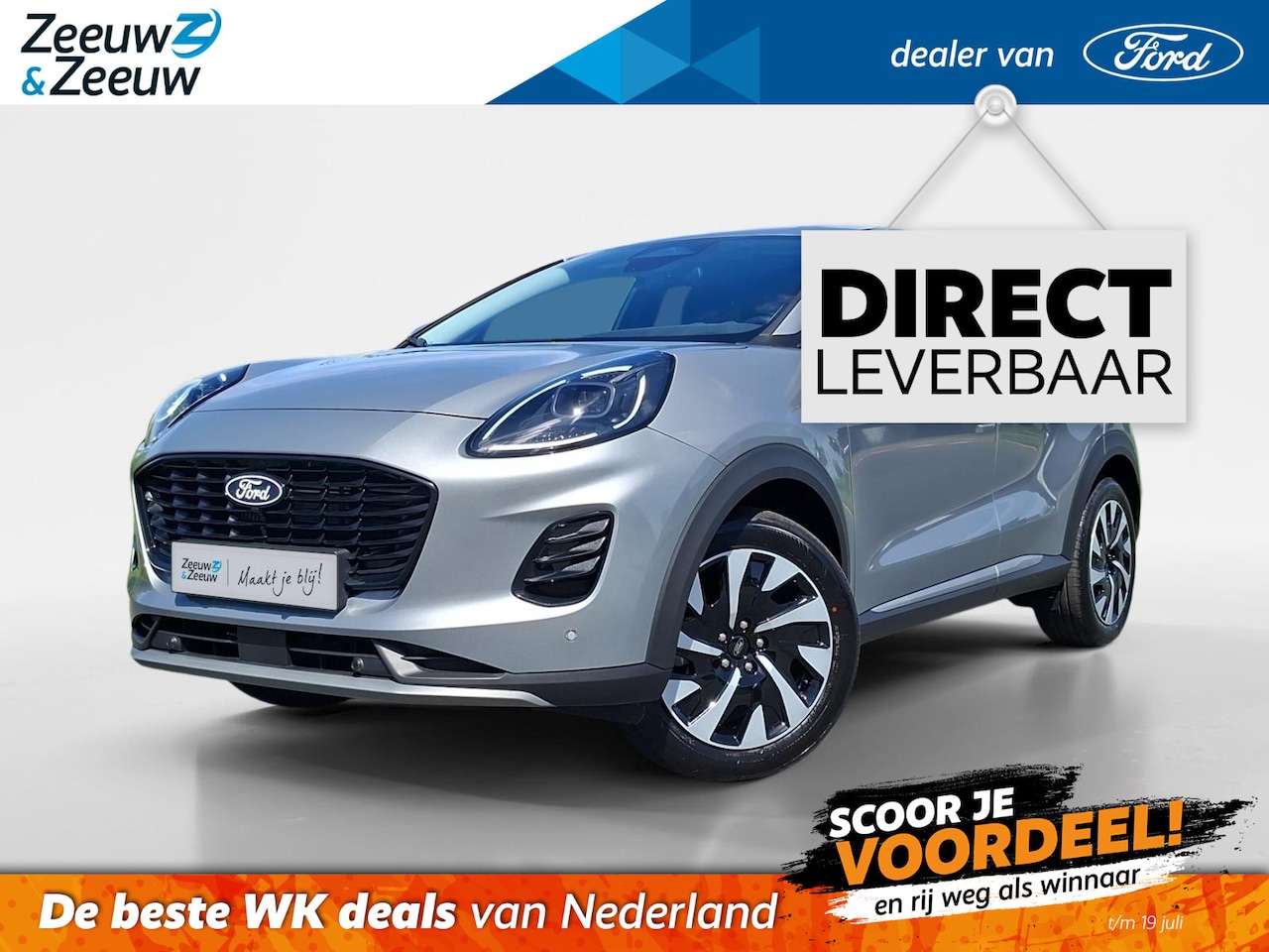 Ford Puma - 1.0 EcoBoost Hybrid Titanium | Winterpack | Afn. Trekhaak | Camera | Climate Control | App - AutoWereld.nl