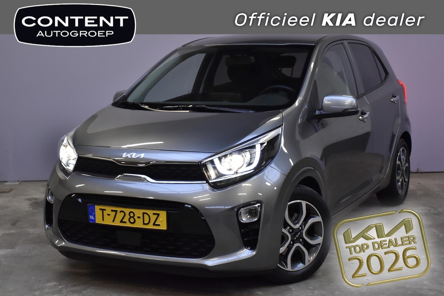Kia Picanto - 1.0 DPi 67pk 4-zits DynamicPlusLine I Direct leverbaar I - AutoWereld.nl