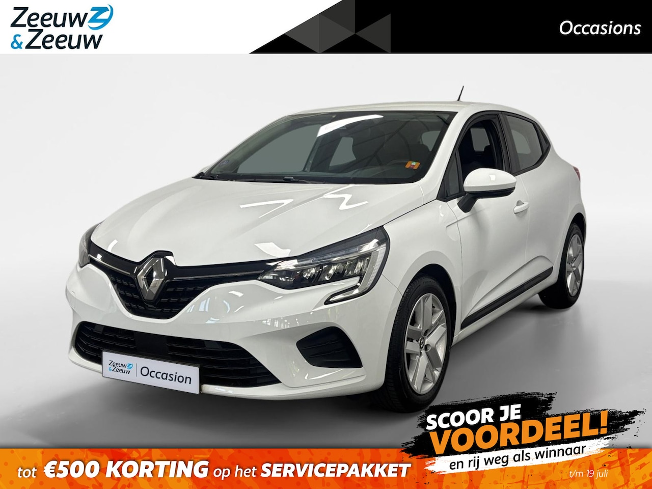 Renault Clio - 1.0 TCe Zen AIRCO PARKEERSENSOREN CRUISE CONTROLE APPLE CARPLAY ANDROID AUTO 5 DEURS DEAL - AutoWereld.nl