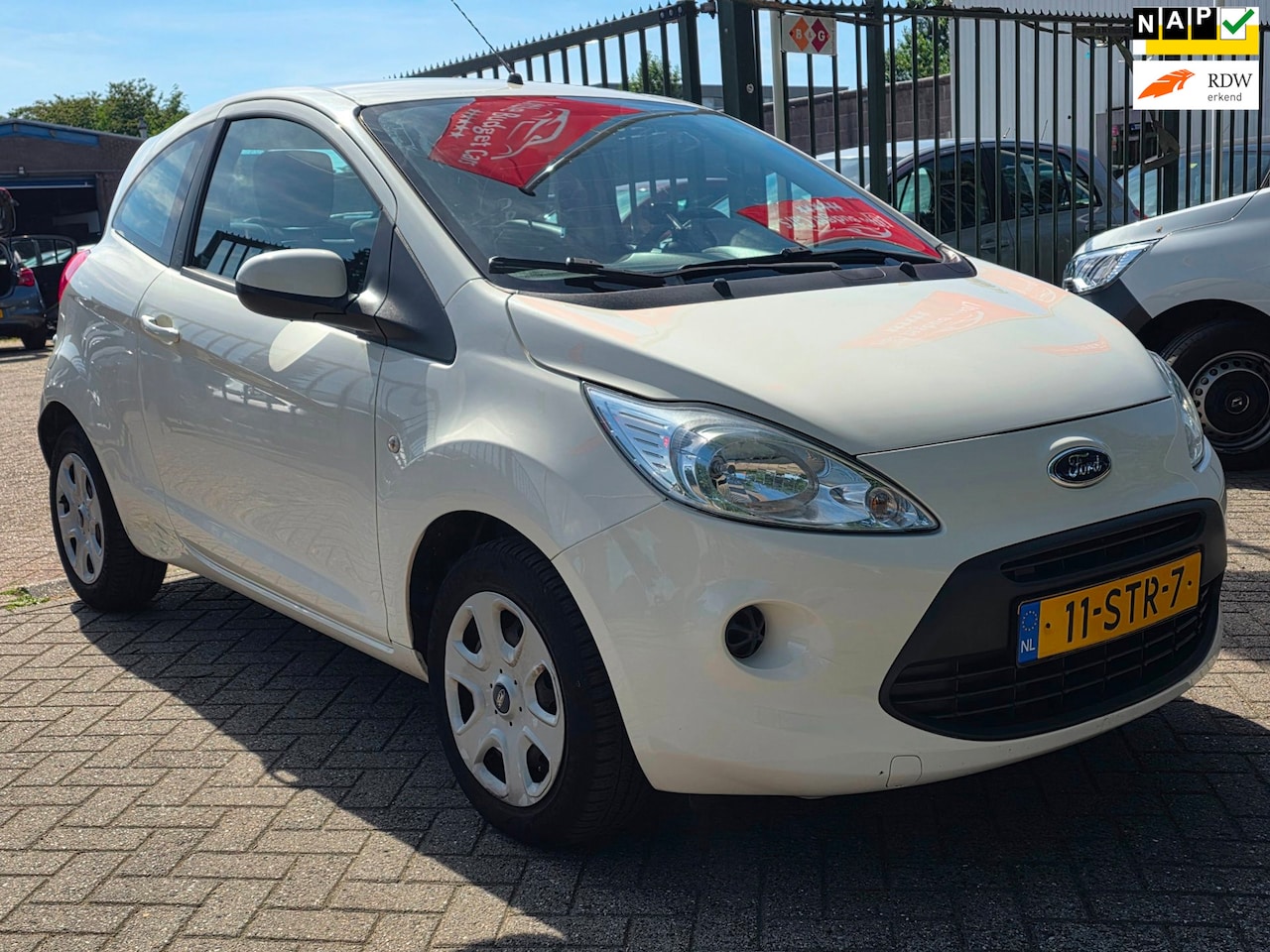 Ford Ka - 1.2 Cool & Sound start/stop airco elektrische ramen cv op afs - AutoWereld.nl