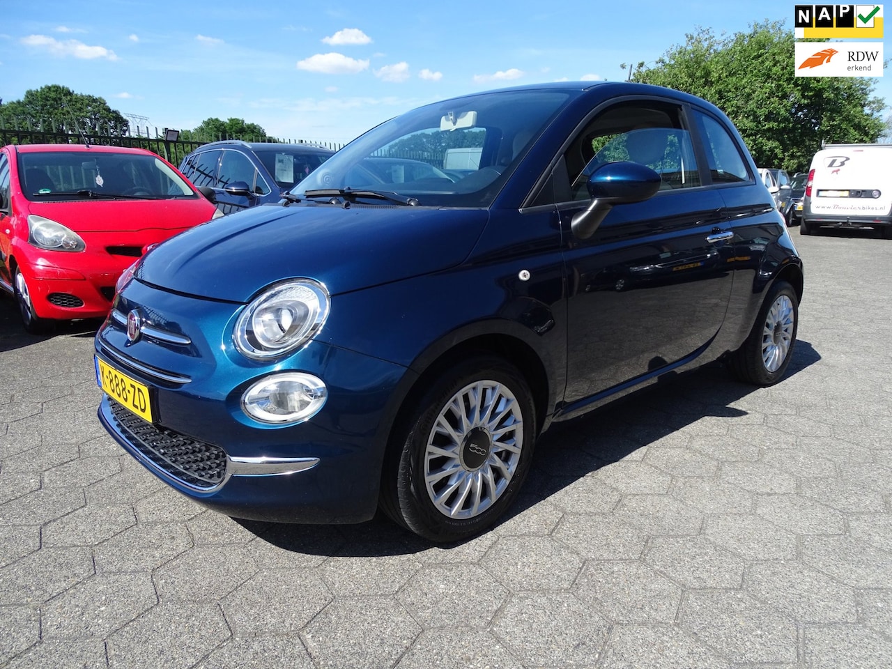Fiat 500 - 1.0 Hybrid Lounge ECC/LMV/CRUISE/NAV - AutoWereld.nl