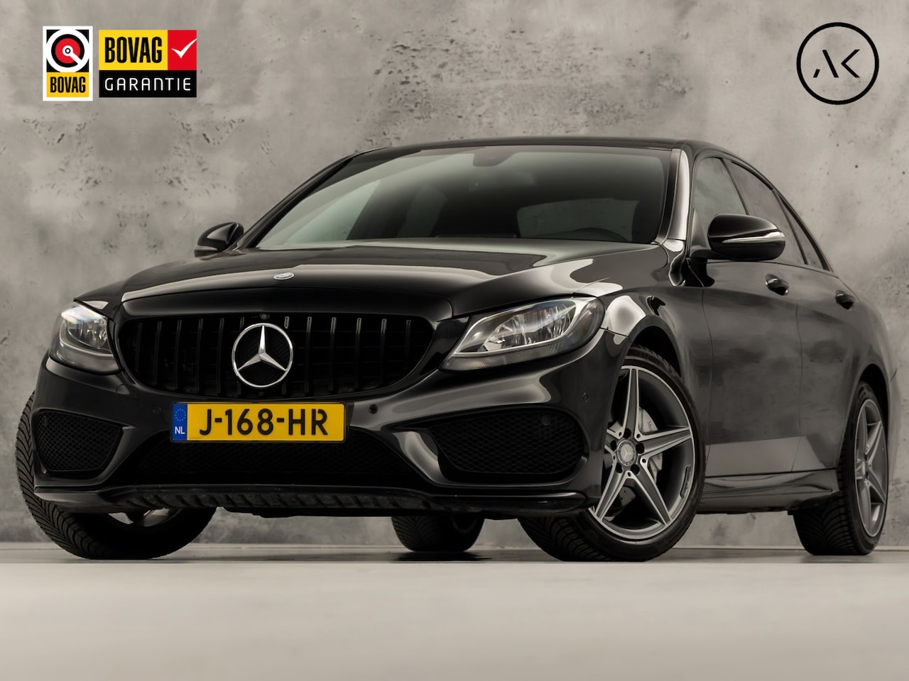 Mercedes-Benz C-klasse - 200 AMG Sport 184Pk Automaat (APPLE CARPLAY, GROOT NAVI, STOELVERWARMING, LEDER, ZWART HEM - AutoWereld.nl