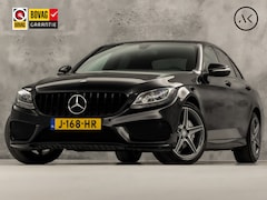 Mercedes-Benz C-klasse - 200 AMG Sport 184Pk Automaat (APPLE CARPLAY, GROOT NAVI, STOELVERWARMING, LEDER, ZWART HEM