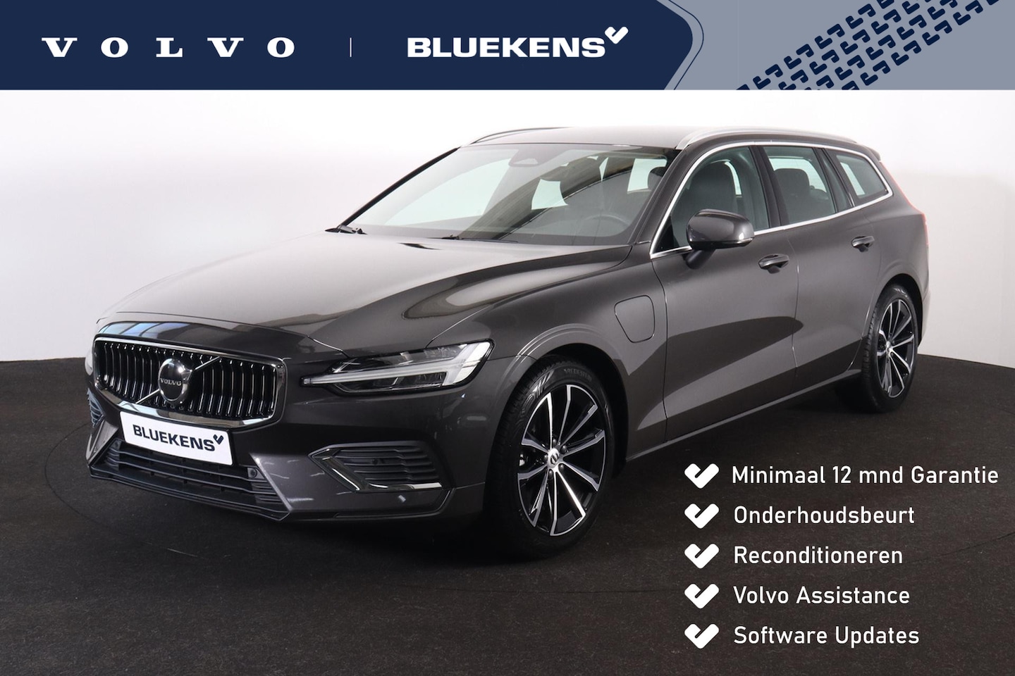 Volvo V60 - T6 Recharge AWD Plus Bright - IntelliSafe Assist & Surround - Parkeercamera achter - Verwa - AutoWereld.nl