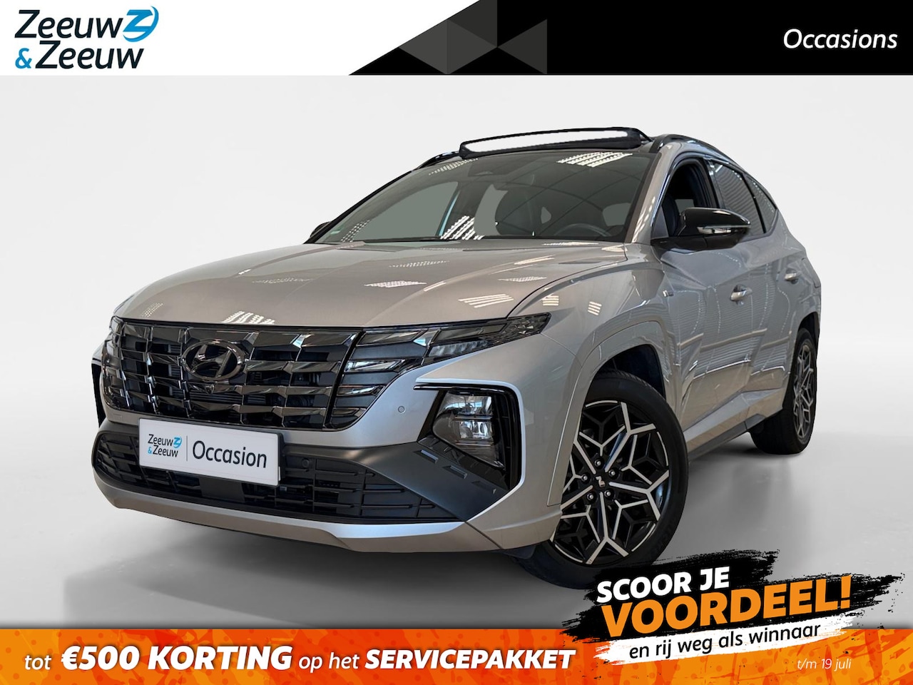 Hyundai Tucson - 1.6 HYBRID | N-LINE SKY | 1650KG TREKGEWICHT | NL-AUTO | - AutoWereld.nl