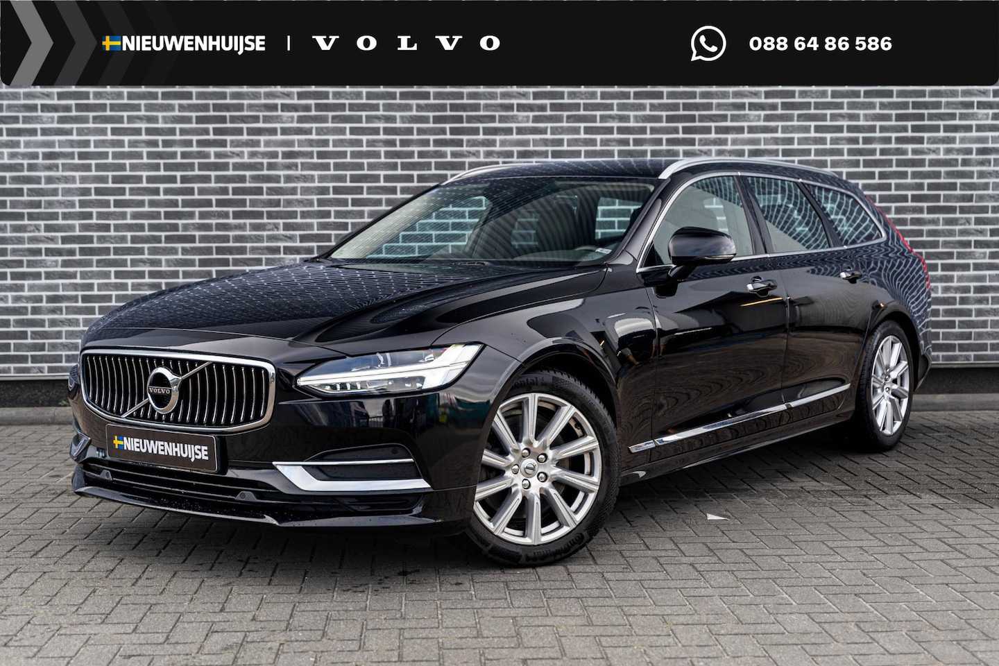 Volvo V90 - 2.0 T4 Inscription | Trekhaak | Achteruitrijcamera | Parkeersensoren | Elektrische Achterk - AutoWereld.nl