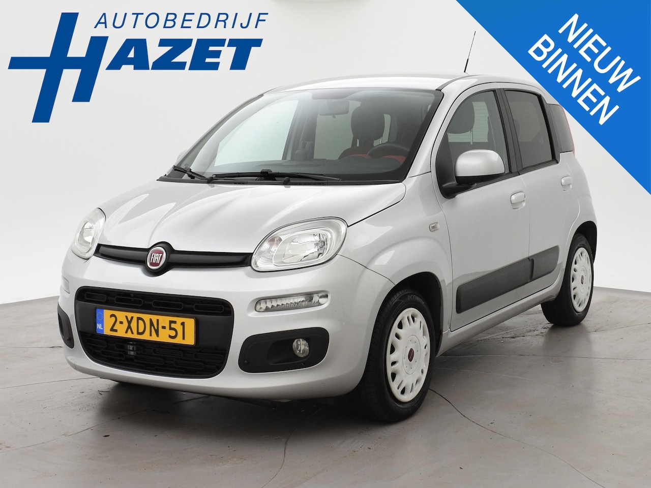 Fiat Panda - 0.9 TWINAIR LOUNGE + AIRCO | LEDER STUUR | PRIVACY GLASS | ORIG. NL - AutoWereld.nl