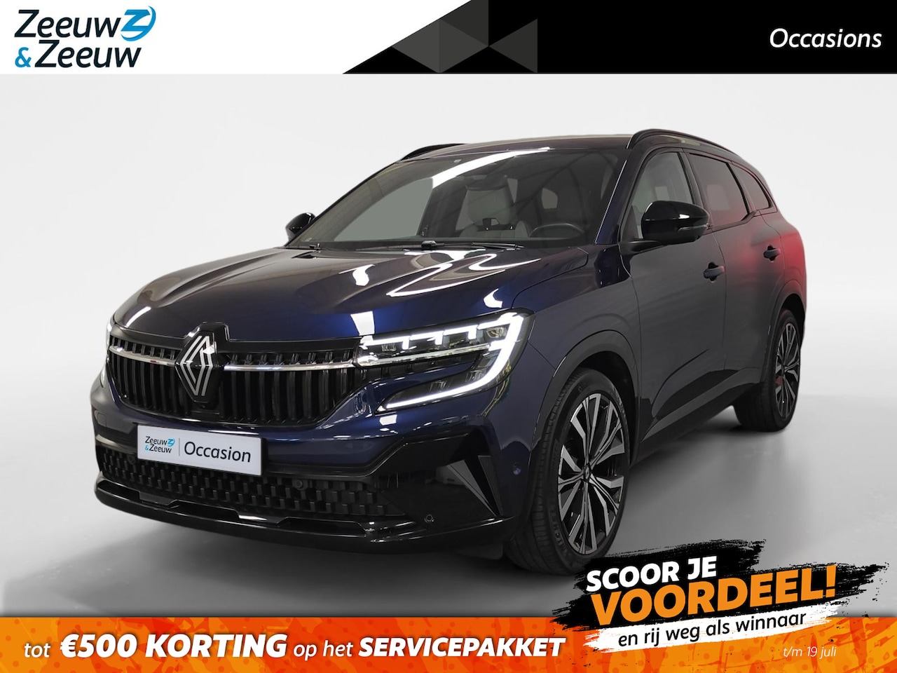 Renault Espace - E-Tech full hybrid 200 iconic 7p. AUTOMAAT NAVI AIRCO 360CAMERA LEER EL. STOELEN STOEL+STU - AutoWereld.nl