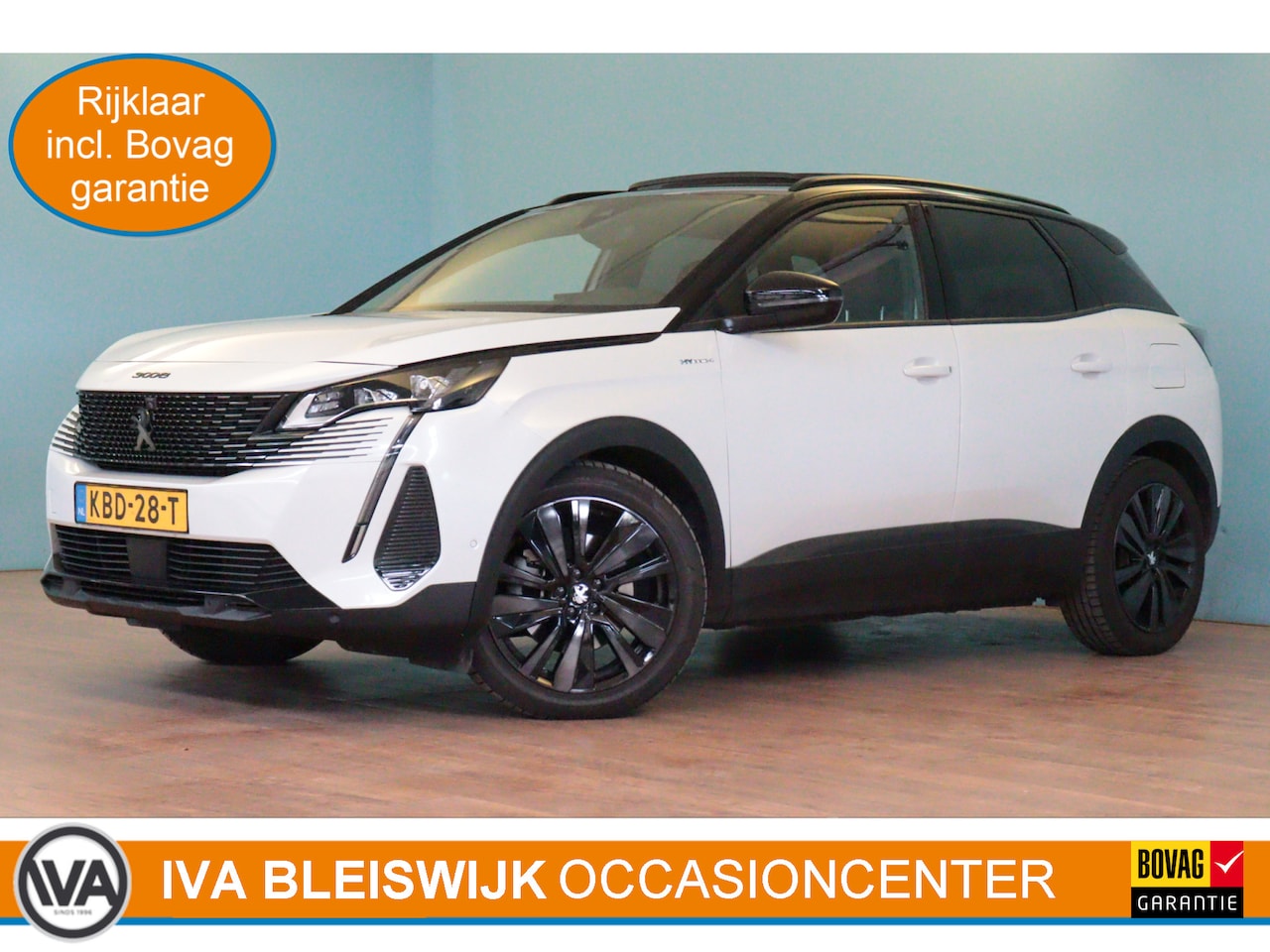 Peugeot 3008 - 1.6 HYbrid4 300 GT Pack Business | NAVI / APPCONNECT | CAMERA + PDC | SCHUIF / KANTELDAK | - AutoWereld.nl