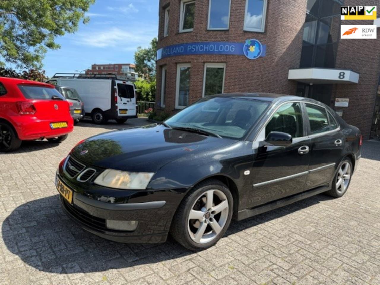 Saab 9-3 Sport Sedan - 1.8t Linear Business /bj.2005 / kleur: zwart / climate/ sportvelgen/ NAP met 365622 km.en - AutoWereld.nl