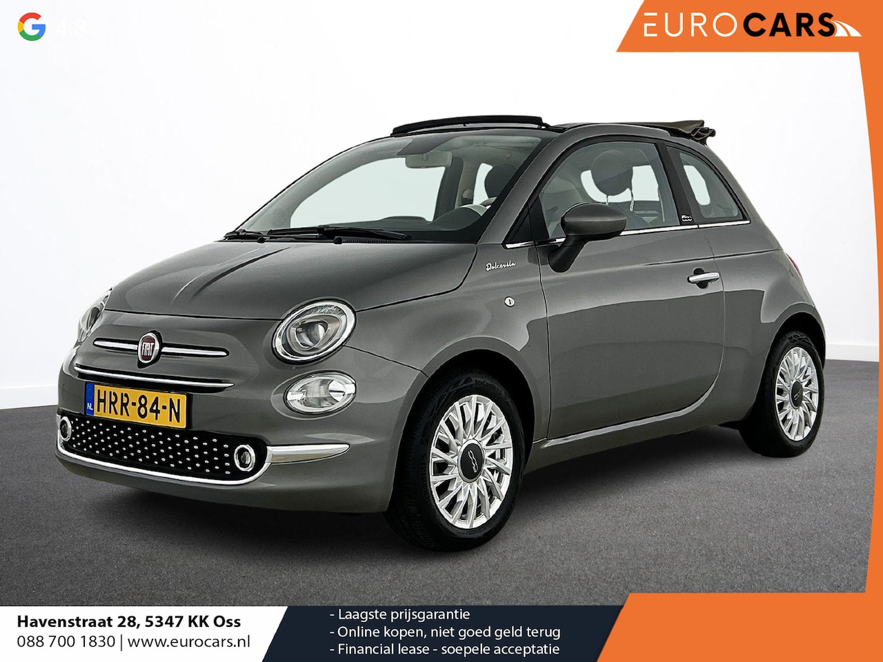 Fiat 500 C - 1.0 Hybrid Dolcevita Cabriolet Climate Control Sportstoelen Parkeersensoren achter Cruise - AutoWereld.nl
