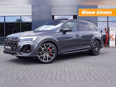 Audi Q7 - 60 TFSi S Competition 490pk/ Panodak/ Sportstoelen leer ruitmotief/ Trekhaak wegklapb./Luc