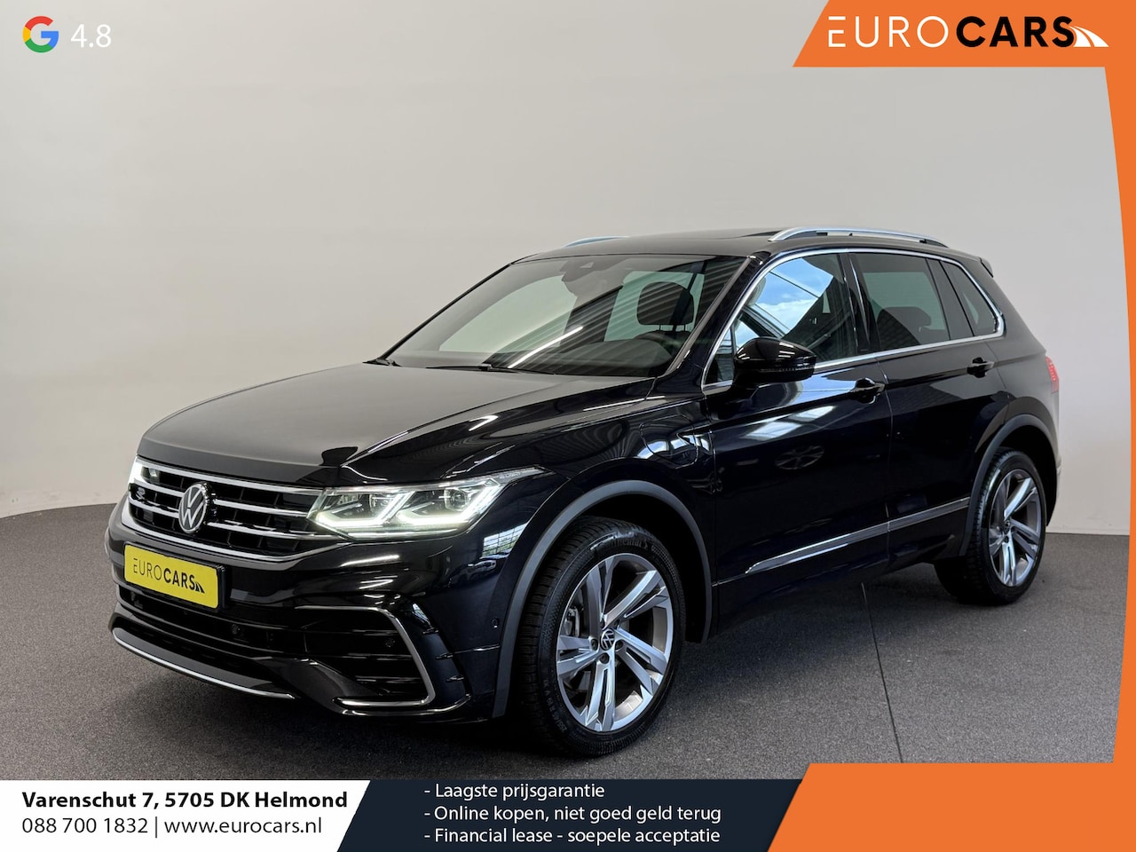 Volkswagen Tiguan - 1.4 TSI eHybrid R-Line Business+ Automaat Trekhaak Panoramadak Navigatie IQ Light Stoel en - AutoWereld.nl