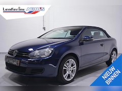 Volkswagen Golf Cabriolet - 1.4 TSI comfort navigatie climate-controle electr.pakket electr.kap koplampsproeiers PDC v