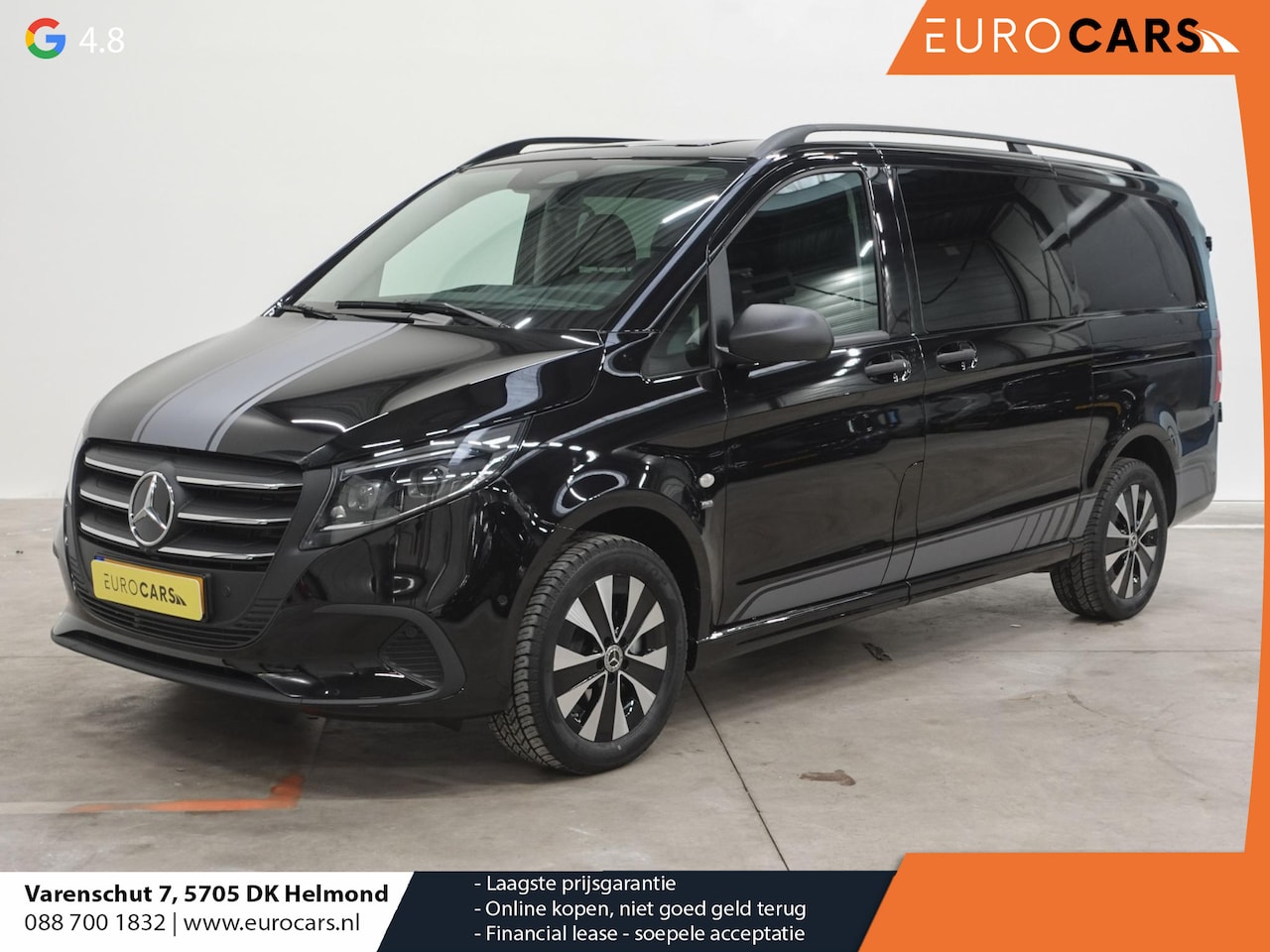 Mercedes-Benz Vito - 114 CDI L2 Select Dubbele Cabine Trekhaak Navigatie Apple Carplay/Android Auto Camera Park - AutoWereld.nl