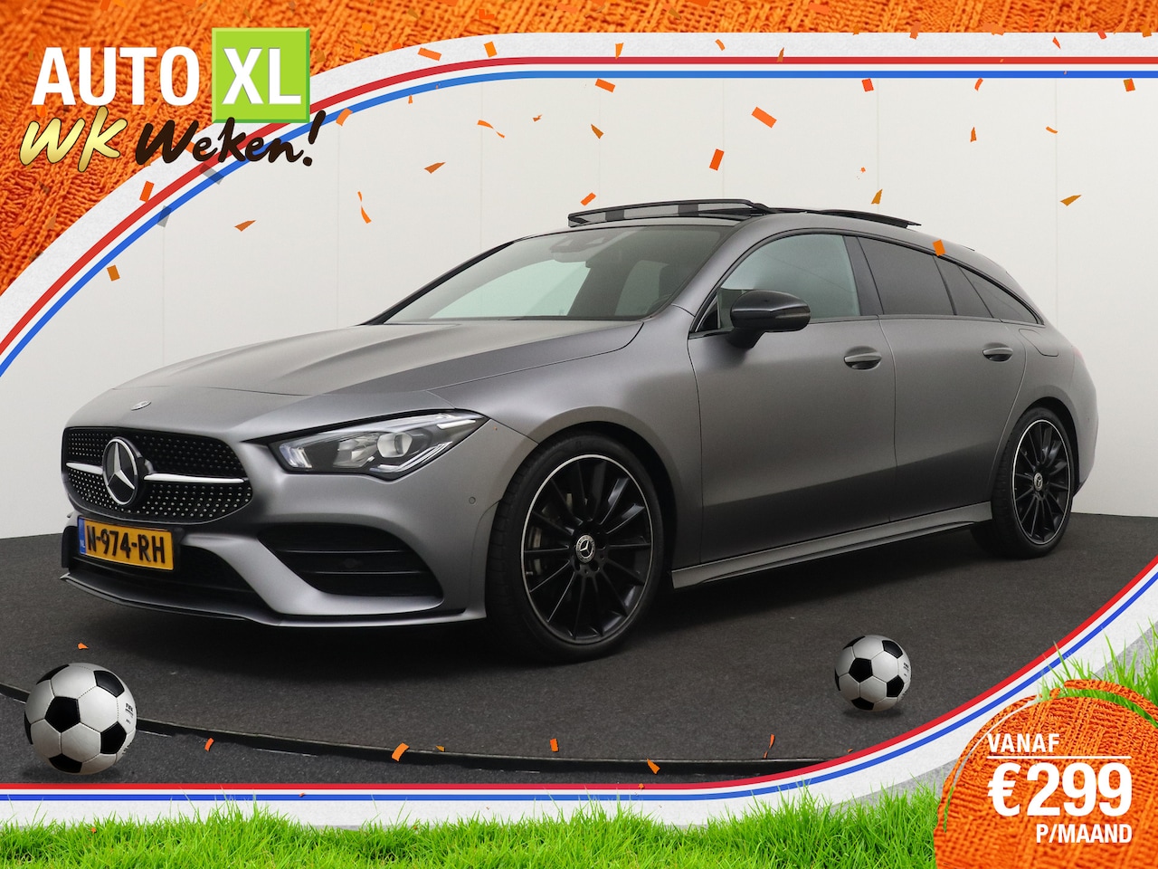 Mercedes-Benz CLA-klasse Shooting Brake - 180 AMG Night-Pack Pano-dak Leder - AutoWereld.nl