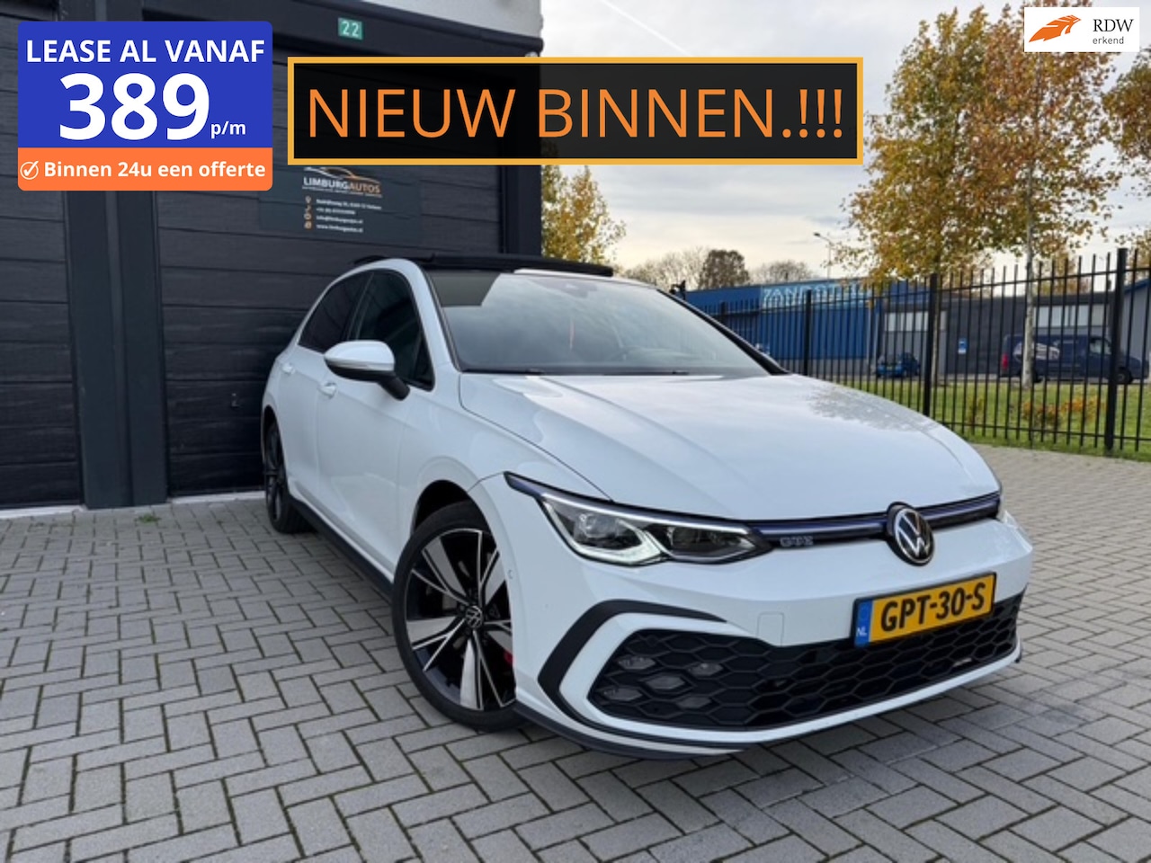 Volkswagen Golf - 1.4 eHybrid GTE Pano Adaptive Virtual Voll Opties - AutoWereld.nl