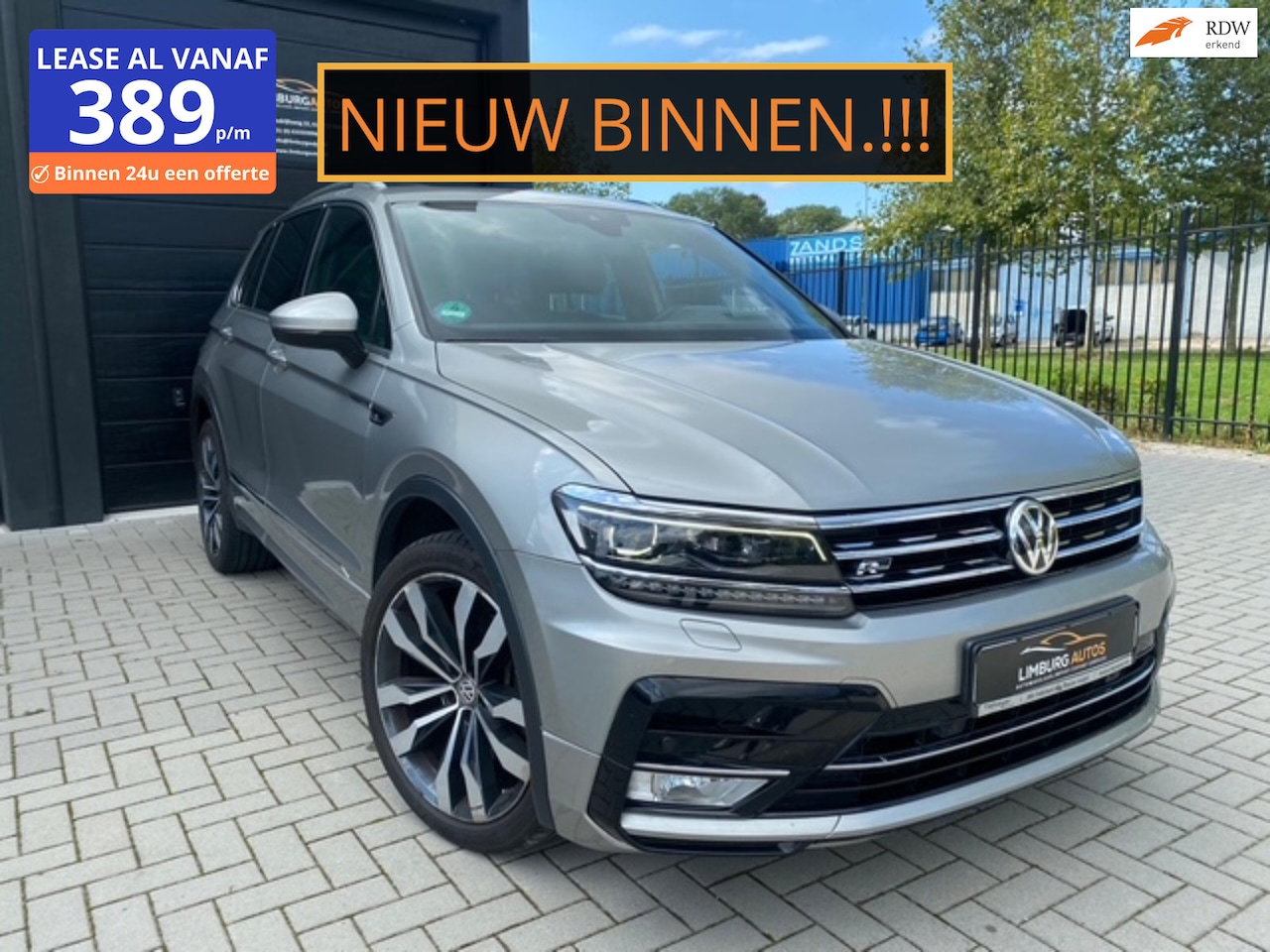 Volkswagen Tiguan - 2.0 TDI 4M 3X R-Line 240PK BOM VOL!!! - AutoWereld.nl