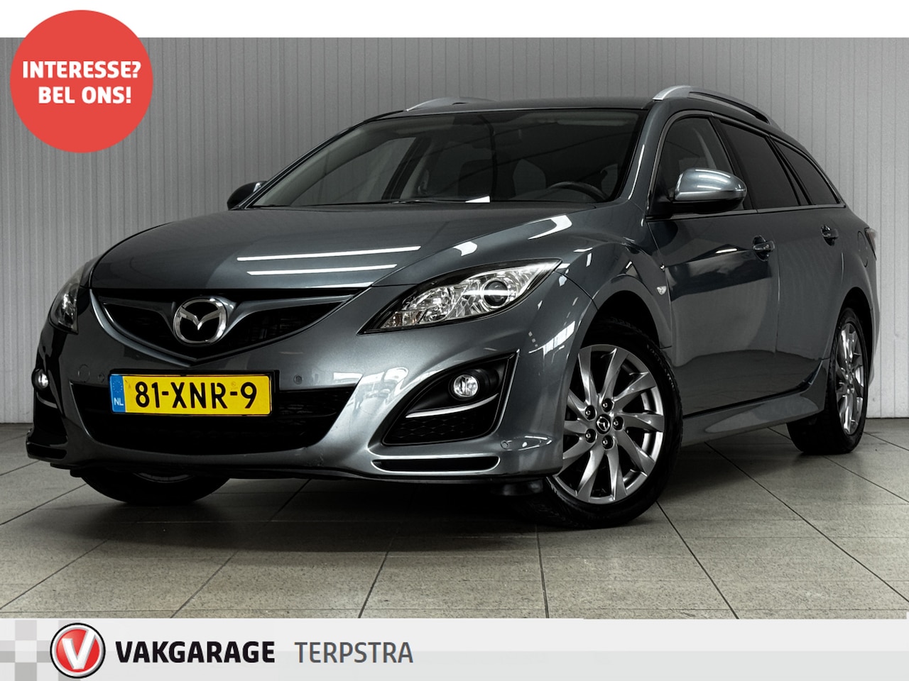 Mazda 6 Sportbreak - 1.8 Exclusive GT /Trekhaak! /17"LMV /Airco /Cruise /Elek. pakket /Radio /Bluetooth /Stoelv - AutoWereld.nl