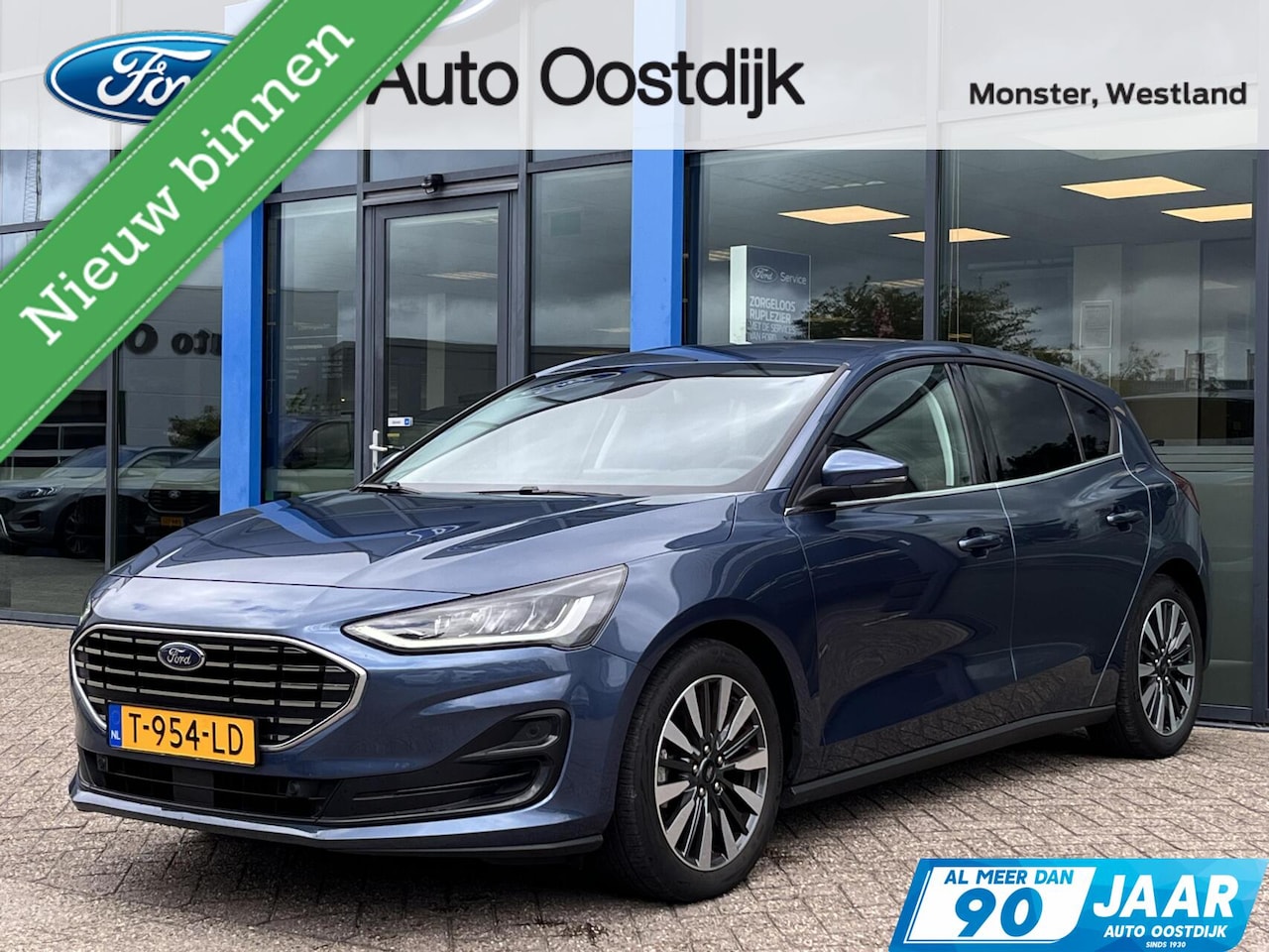 Ford Focus - 1.0 EcoBoost Hybrid Titanium 150PK Automaat Winterpack Adaptieve Cruise SYNC4 Camera Parke - AutoWereld.nl