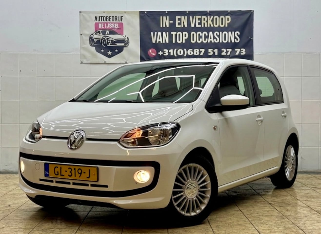 Volkswagen Up! - 1.0 high up! BlueM/1STE EIG/ CRUIS C / RIJKLAAR - AutoWereld.nl