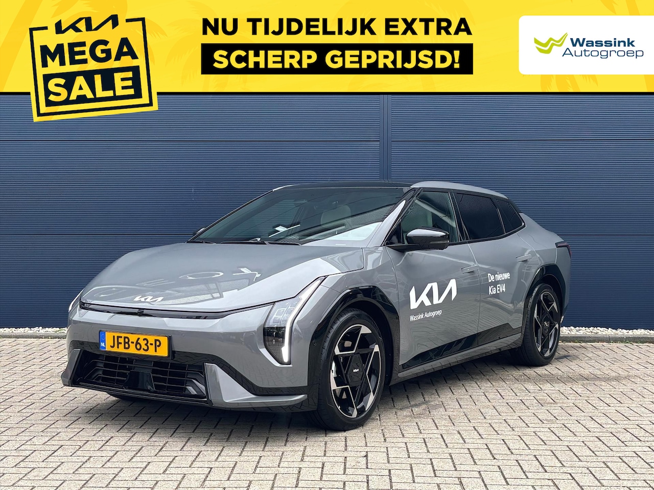 Kia EV4 Fastback - 81,4 kWh 204PK GT-PlusLine | Stoelverwarming / Ventilatie | Harman Kardon | Schuif/kanteld - AutoWereld.nl