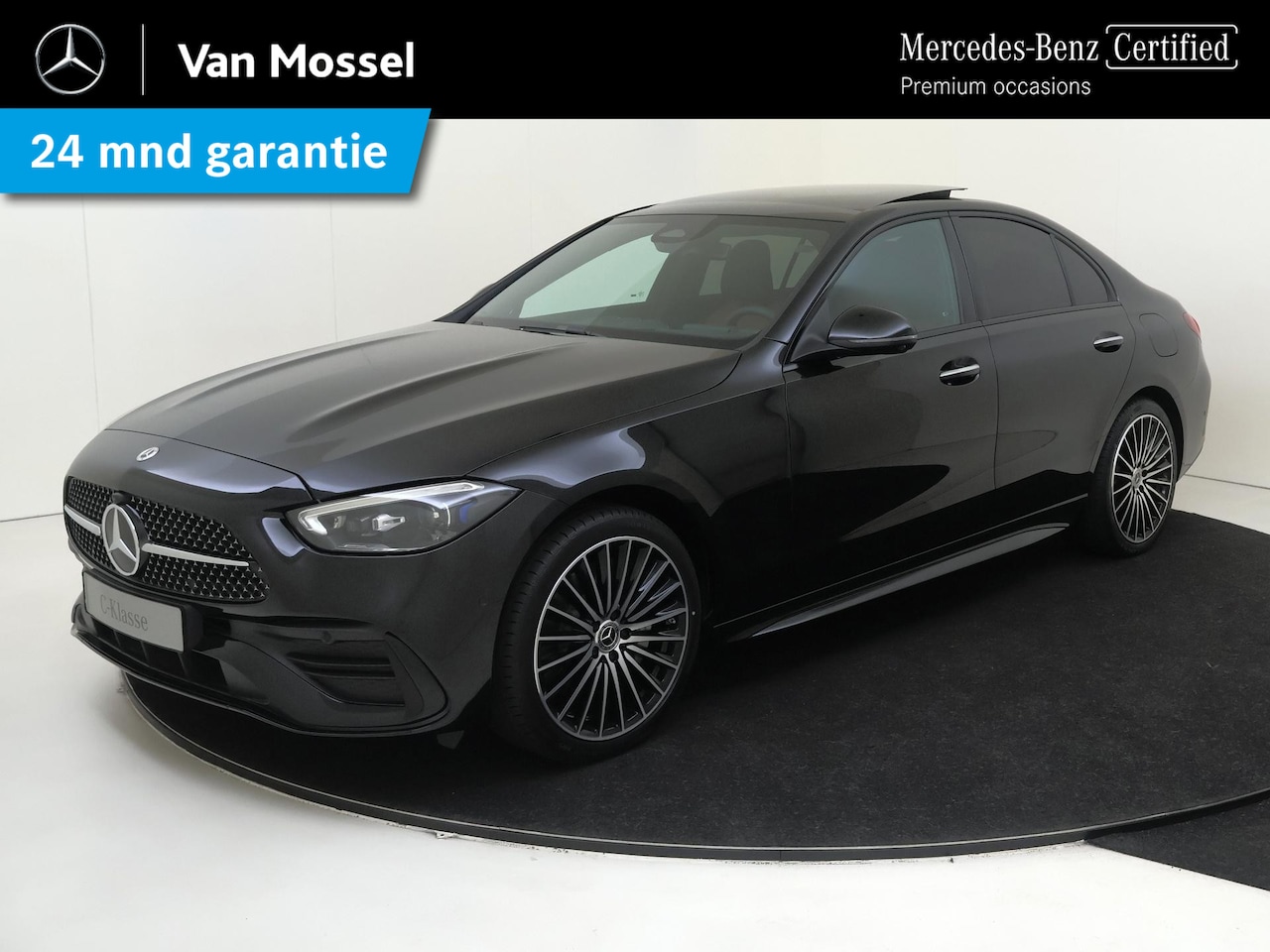 Mercedes-Benz C-klasse - 300 e Business Solution AMG Premium Plus / Burmester / Panoramadak / Memorystoelen / Headu - AutoWereld.nl