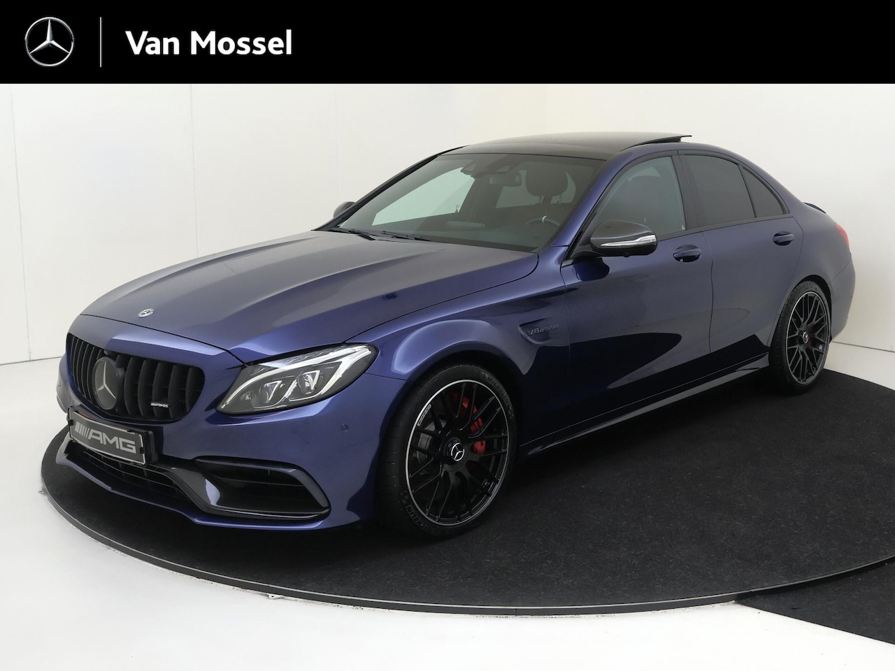 Mercedes-Benz C-klasse - AMG 63 S Panoramadak / Memory Seats / Head-Up / 360 Camera / Nappa Leder / Nightpakket / - AutoWereld.nl