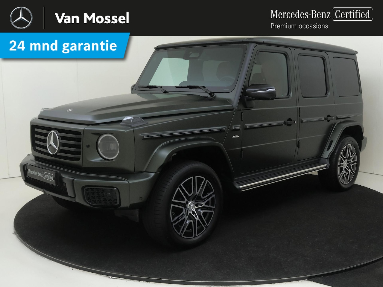 Mercedes-Benz G-klasse - 580 met EQ-Technologie 116 kWh / AMG/ Schuifdak/ Burmester/ 360 camera/ MANUFAKTUR Olijf m - AutoWereld.nl