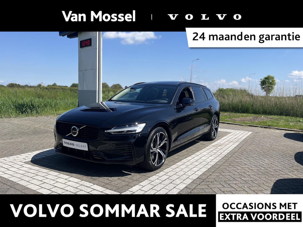 Volvo V60 - T6 Plug-in hybrid AWD Ultra Dark | Panoramadak | 360 Graden Camera | Demonstratie Auto | C - AutoWereld.nl