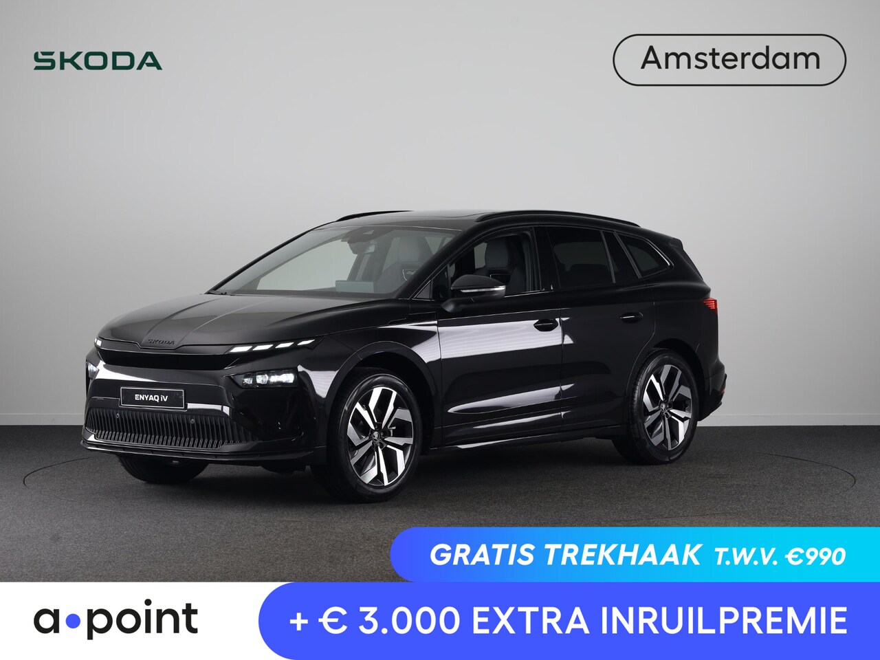 Skoda Enyaq iV - 85 Sportline 286pk | Panoramadak | 20 inch | Sportstoelen | Adaptive Cruise | Blind Spot - AutoWereld.nl