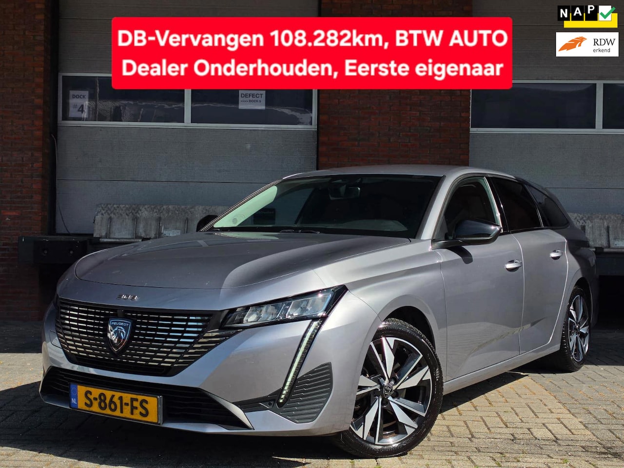 Peugeot 308 SW - 1.2 PureTech Allure|DBriemVV|BTWauto|Eerste eigenaar - AutoWereld.nl