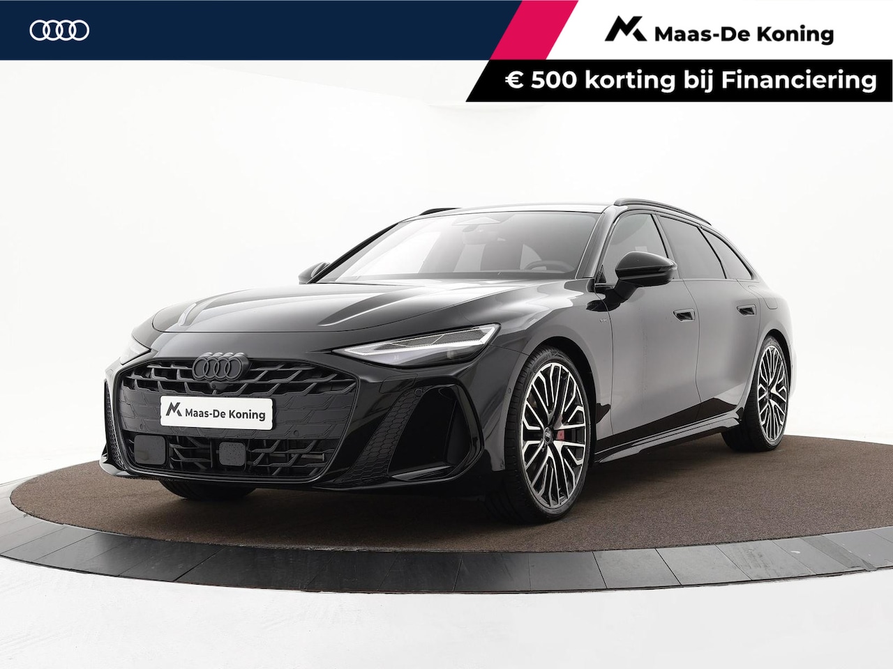 Audi A6 Avant - 2.0 367pk S-tronic e-hybrid Quattro S edition Comp · MIDNIGHT GREEN · 360 Camera · Servosl - AutoWereld.nl