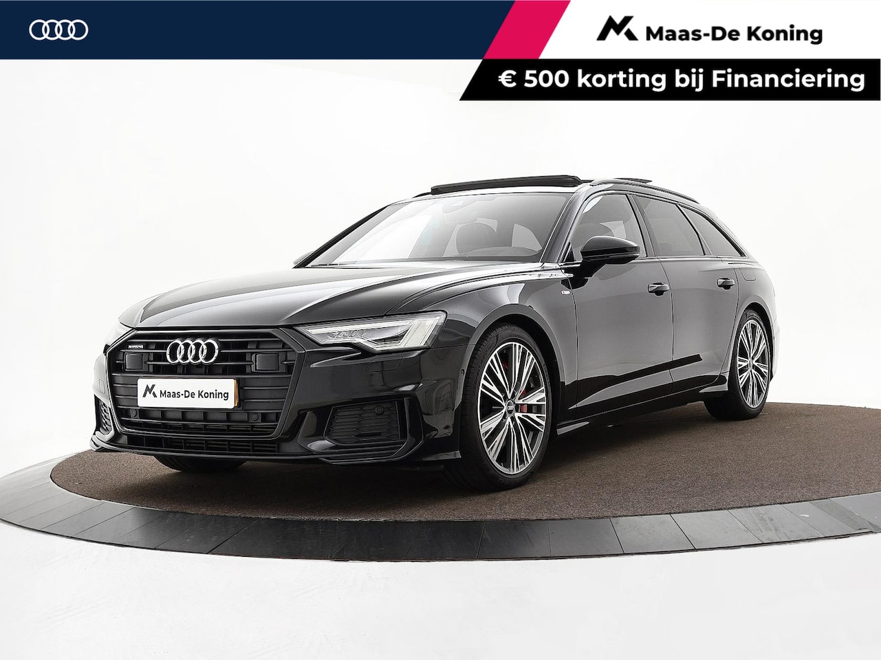Audi A6 Avant - 55 TFSI e quattro 367pk S Competition · Panoramadak · Camera · Leder · Apple/Android Car P - AutoWereld.nl