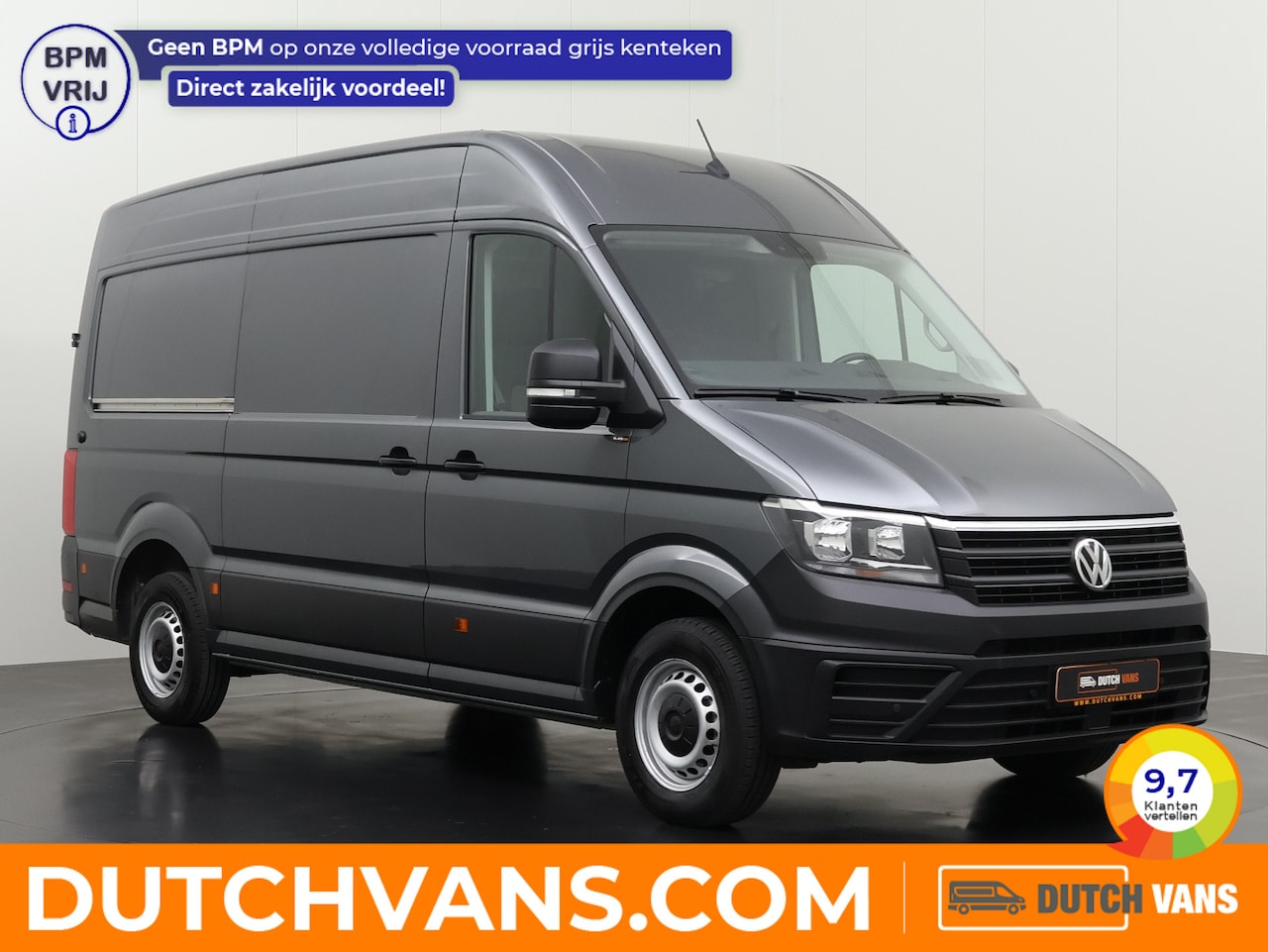 Volkswagen Crafter - 2.0TDi 140PK L3H3 | 3000Kg Trekhaak | Airco | 3-Zits | Betimmering - AutoWereld.nl