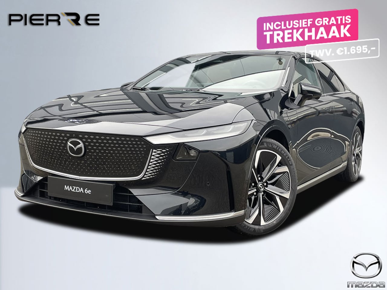 Mazda 6e - Takumi Business Edition 68.8 kWh | ZWART LEDER | NAVI | PANO | 360 CAMERA | GRATIS TREKHAA - AutoWereld.nl