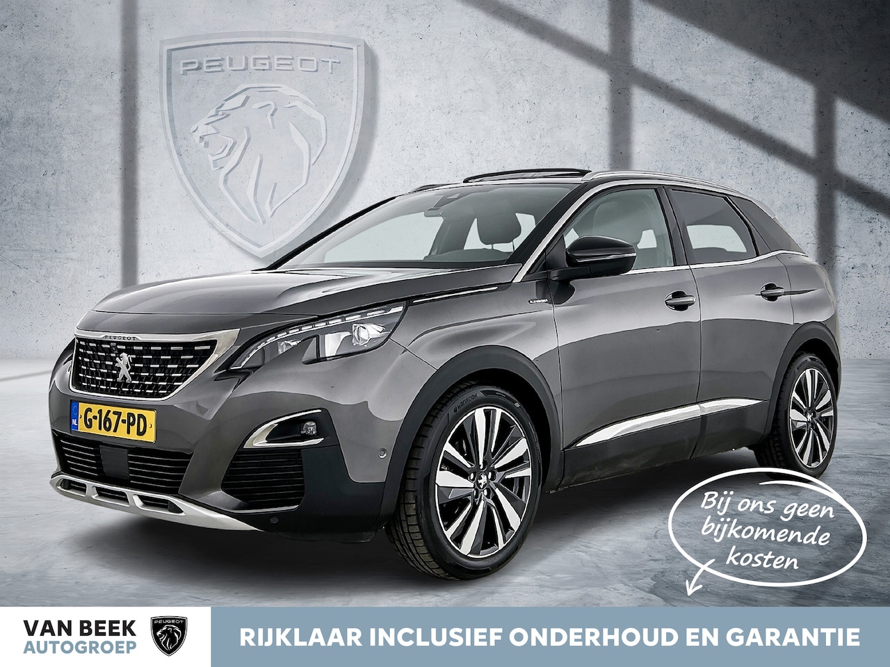 Peugeot 3008 - 130 PK Automaat GT Line Lederen bekleding | Camera voor en achter | Afneembare Trekhaak - AutoWereld.nl