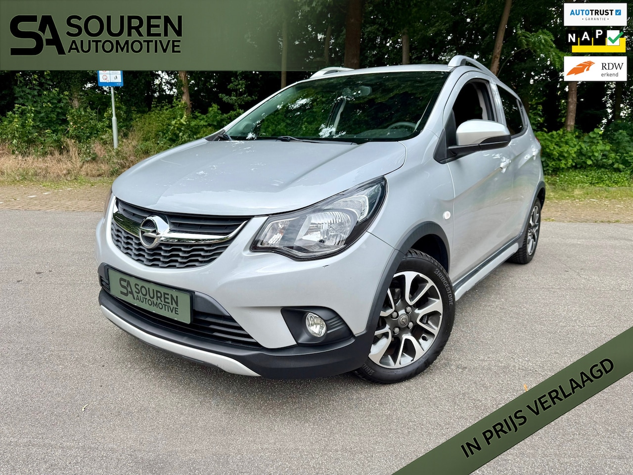 Opel Karl - 1.0 Rocks Online Edition Carplay - Andriod auto / Nav / DAB / Pdc Sensoren / Cruise Contro - AutoWereld.nl